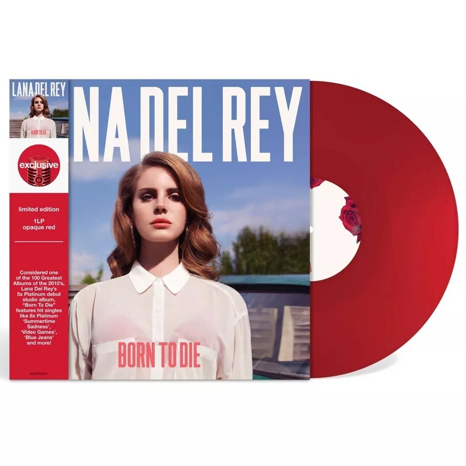 LANA DEL REY BORN TO DIE RED VINYL TARGET EXCLUSIVE WITH OBI LIMITED LP SEALED