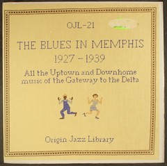 VARIOUS: the blues in memphis, 1927-1939 ORIGIN JAZZ LIBRARY 12″ LP 33 RPM