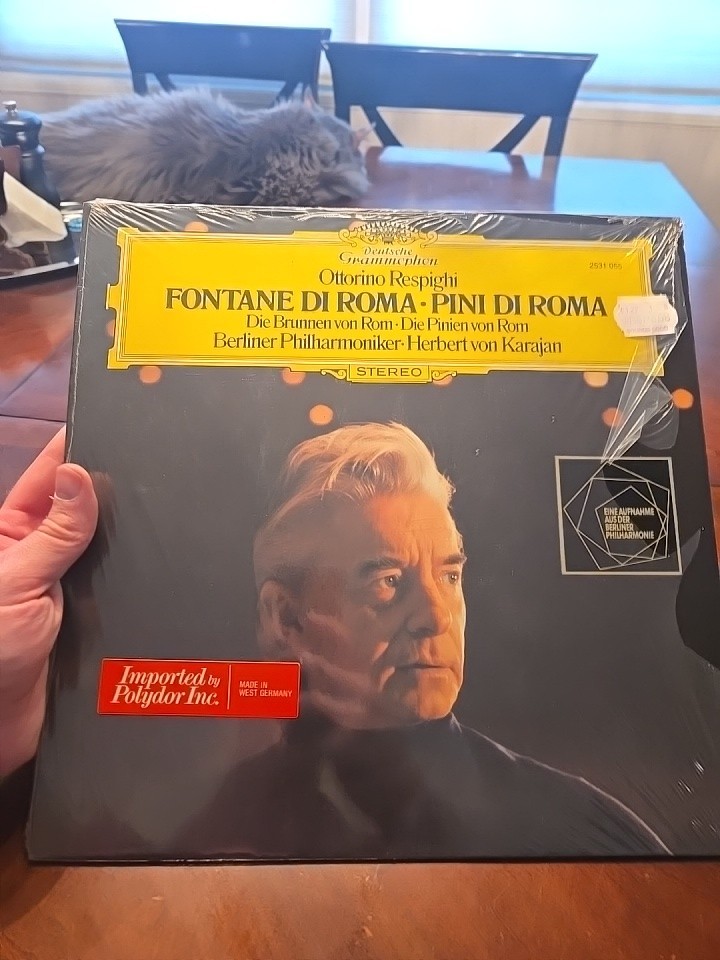 Vinyl Classical Ottorino Respighi, Berliner Philharmoniker, Herbert von Karajan