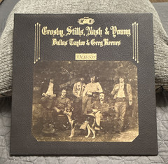 Crosby, Stills, Nash & Young Déjà Vu Atlantic 12″ Black Vinyl LP Stereo SD 7200