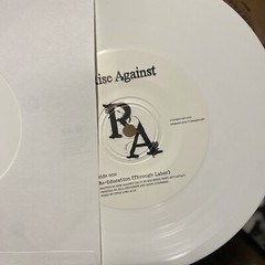 Rise Against Vinyl 7-inch Re-education (Through Labor) White Colored Vinyl NM-