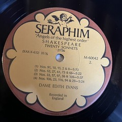 [SPOKEN WORD]~EXC LP~ROBERT DONAT~DAME EDITH EVANS~Practical Cats~Shakespeare: T