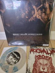 WITH HONOR Colored Vinyl LP & Moovalya Colored 7-inch Vinyl Together!