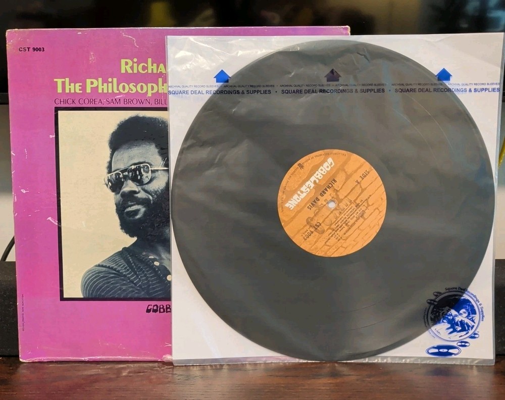 RICHARD DAVIS Philosophy Of Spiritual LP Vinyl Record 9003 1972 NYC Black Jazz