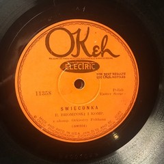Eugene Bromiński I Kompaniaolish Scene 1928′ OKEH 78 rpm Victrola Record