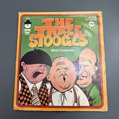 The Three Stooges Meet Cinderella! By Peter Pan Records. 7″-33 1/3 RPM Little LP