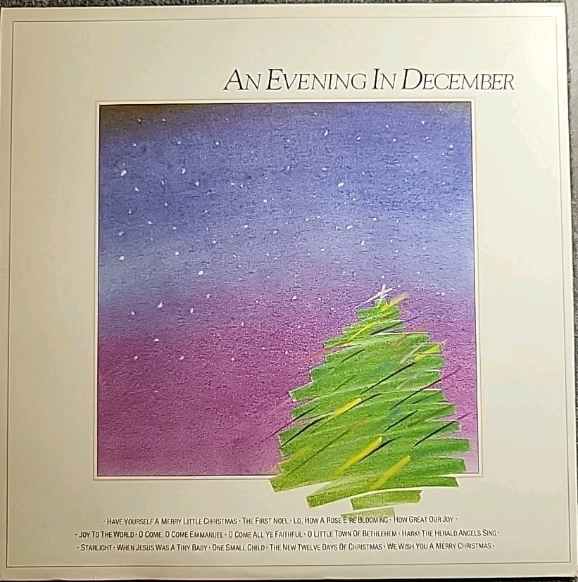 An Evening In December FIRST CALL Cynthia Clawson 1985 LP Christmas vinyl