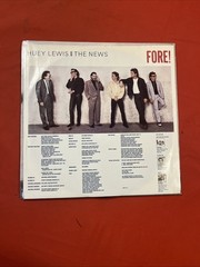 Huey Lewis And The News Fore!1986 Vinyl 33 RPM Record In Shrink Hype Sticker EX
