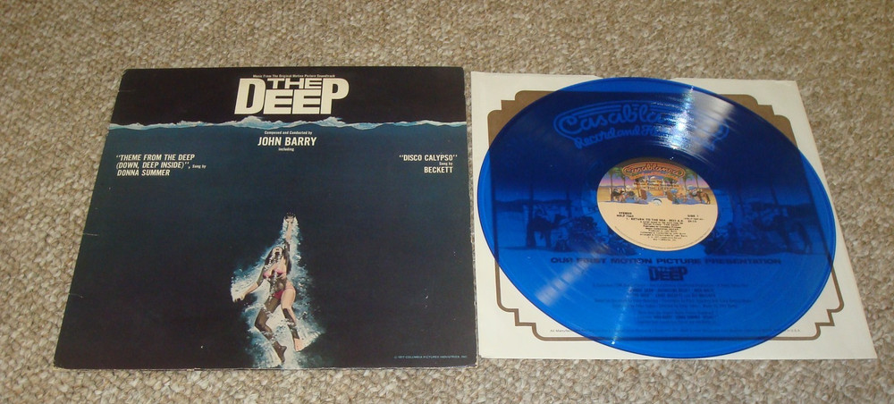 John Barry – The Deep Original Motion Picture Soundtrack Blue Vinyl LP Record