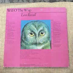 Leon Russell Will O’ The Wisp Shelter Records SR-2138 12″ Black Vinyl LP Rock