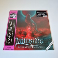 LOVEBITES BATTLE AGAINST DAMNATION Clear Red Vinyl LP Record Limited Edition