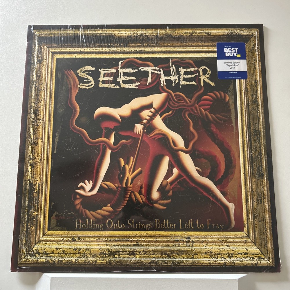 Seether – Holding Onto Strings Better Left To Fray -2025 -Sealed Tiger Eye Vinyl