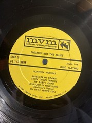 Lightnin’ Hopkins Nothin’ But The Blues! Mount Vernon Music MVM 104 RARE LP