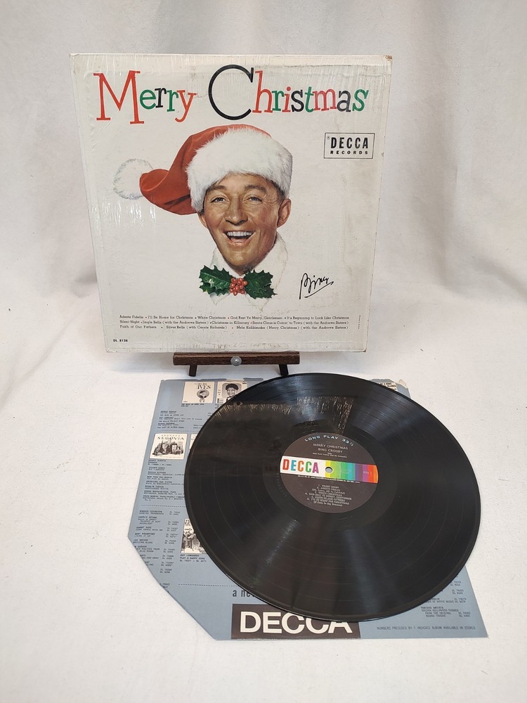 Bing Crosby ‎– Merry Christmas 1945 Decca DL 8128 Record Holiday- Vinyl VG+