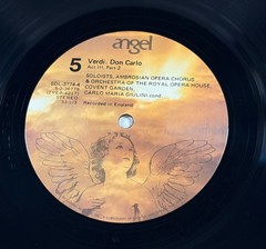 Verdi Don Carlo 4LP Box Angel SDL3774 Giulini Domingo Caballé VG+ Vinyl Libretto