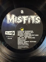 Misfits PL9-09/CAROLINE RECORDS/PLAN9 Vinyl LP Record(EX) Cover&Record