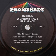 Antonin Dvorak – Sonor Symphony Orchestra – New World Symphony LP 2104 Uncommon