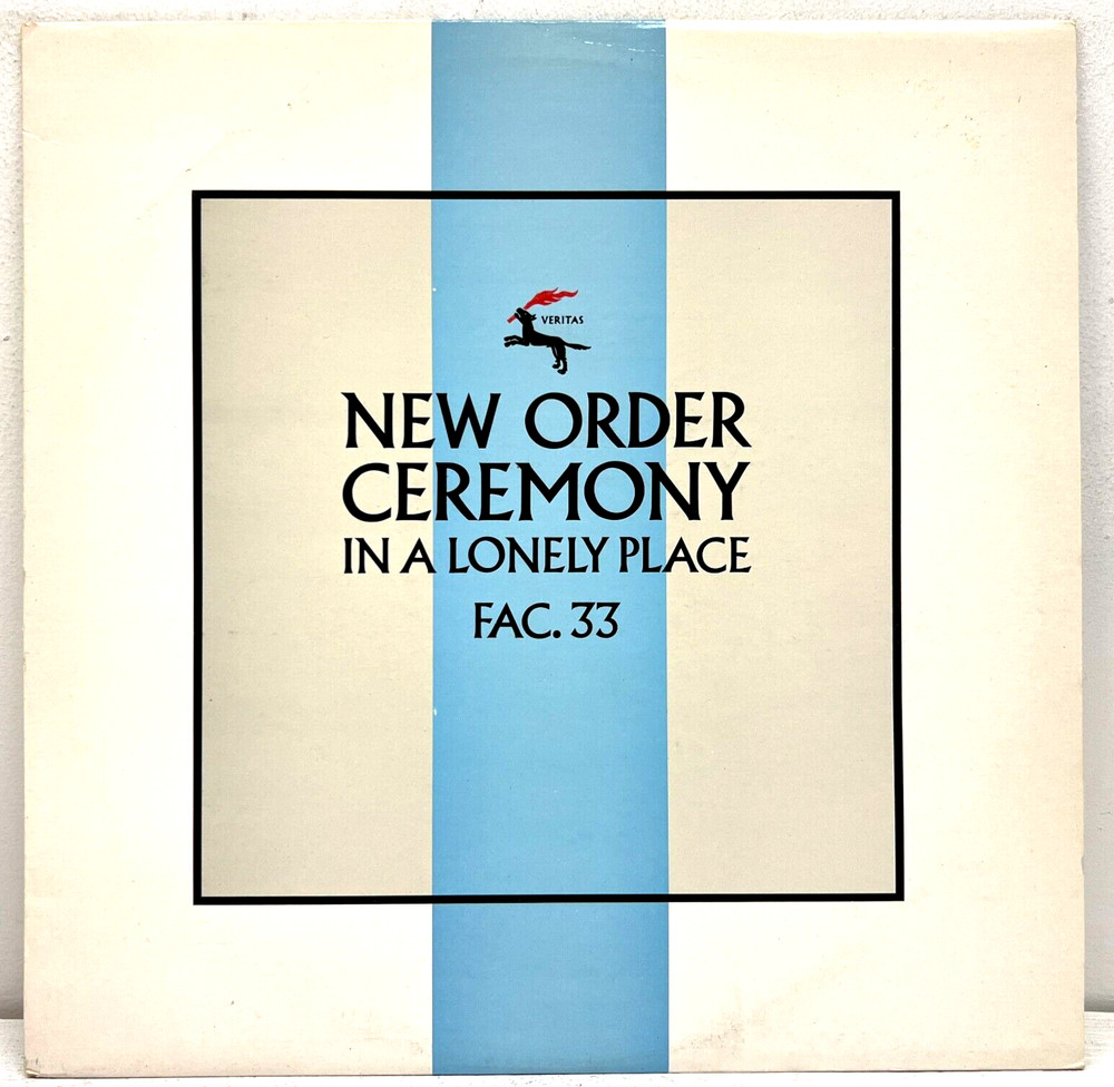 New Order Ceremony 1984 Vinyl Factory Records UK Import 12″ 45 RPM