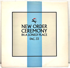 New Order Ceremony 1984 Vinyl Factory Records UK Import 12″ 45 RPM