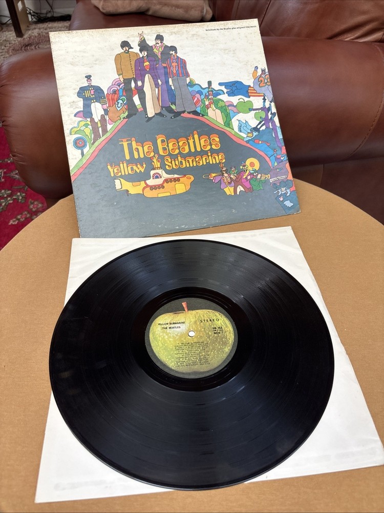The Beatles – Yellow Submarine LP (1969) Apple Records SW-153 Original Press