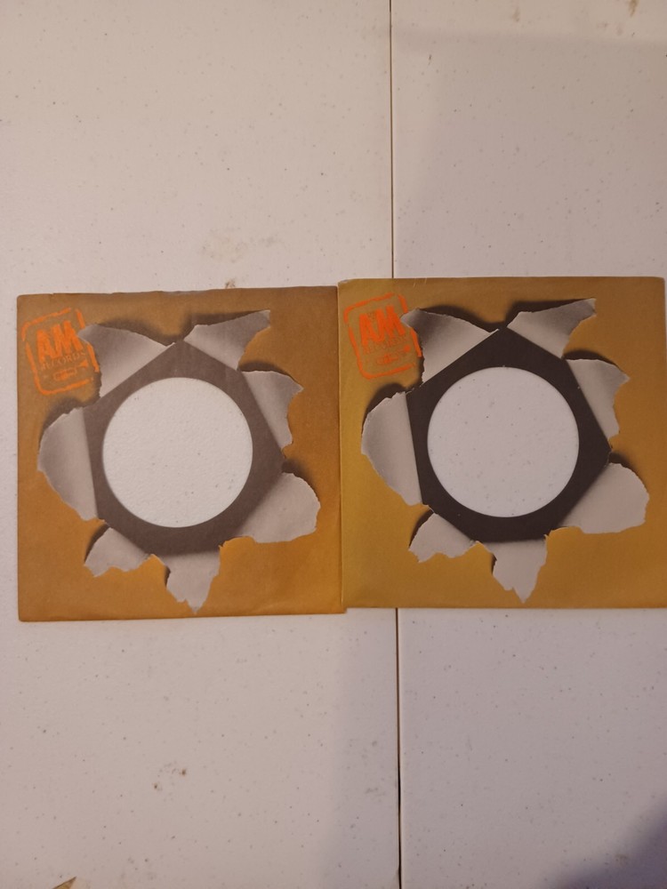 A&M RECORDS (2) original company sleeve in nice shape