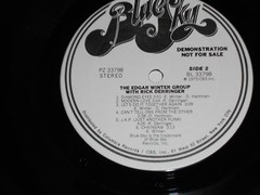 THE EDGAR WINTER GROUP With Rick Derringer NM PROMO WLP Blue Sky PZ-33798