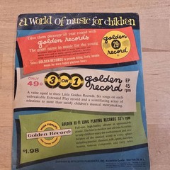 Vintage Three Stooges 6″ 78 RPM Yellow Golden Record Wreck Halls Jingle Bells