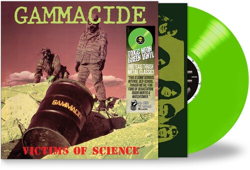 Gammacide – (PRESALE 7/17/26) Victims of Science (TOXIC NEON VINYL) – METAL *NEW