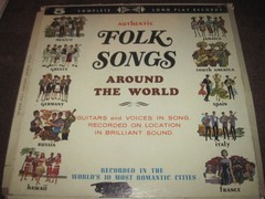Folk Music from Around World, 1970, Somerset, 7 LP 33 1/3rpm Albums, Very Gd.Con