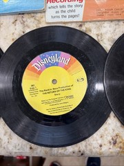 Vintage Children’s Record Lot Disney Disneyland Bambi 45 & 33 1/3 RPM Read