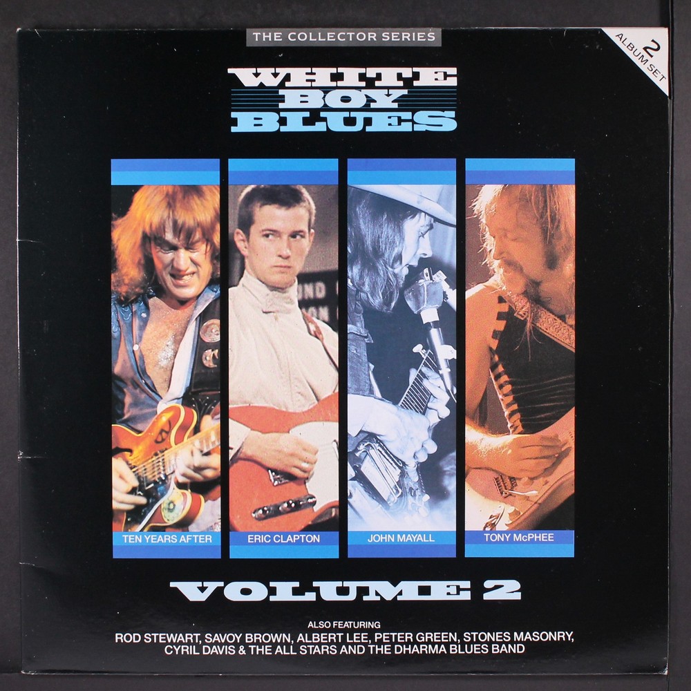VARIOUS: white boy blues vol. 2 CASTLE 12″ 2x LP 33 RPM United Kingdom