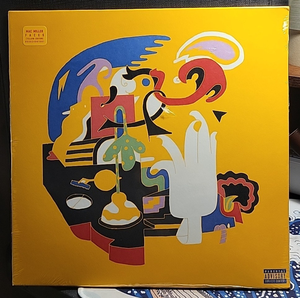 MAC MILLER Faces SEALED 3LP Yellow Opaque Vinyl SEE PHOTOS!