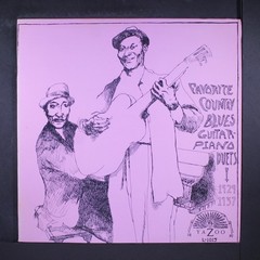 VARIOUS: favorite country blues guitar-piano duets 1929-1937 YAZOO 12″ LP 33 RPM