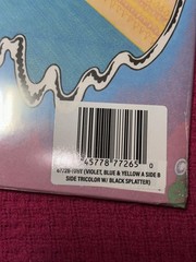 Quicksand Distant Populations Violet Blue & Yellow w/ Black Splatter + SLIPMAT