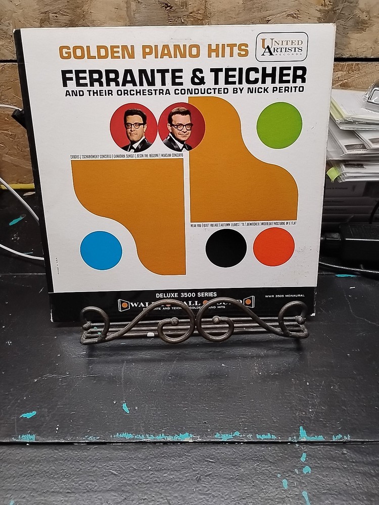 FERRANTE & TEICHER Golden Piano Hits LP Album Vinyl Jazz Classical Stage