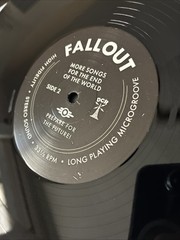 Fallout More Songs For The End Of The World Volume 2 Vinyl Record LP VGM COMP