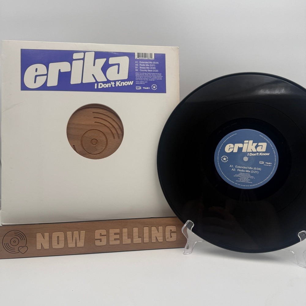 Erika ‎– I Don’t Know Vinyl 12″ Electronic Euro House