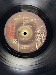 Iron Maiden Killers LP, First US Pressing, Clean VG Disc