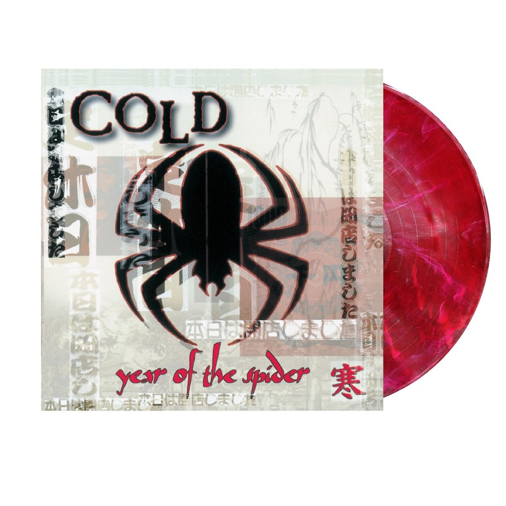 Cold Year of the Spider REMASTERED RED W WHITE SPIDER WEB SWIRL VINYL Vinyl