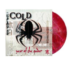 Cold Year of the Spider REMASTERED RED W WHITE SPIDER WEB SWIRL VINYL Vinyl