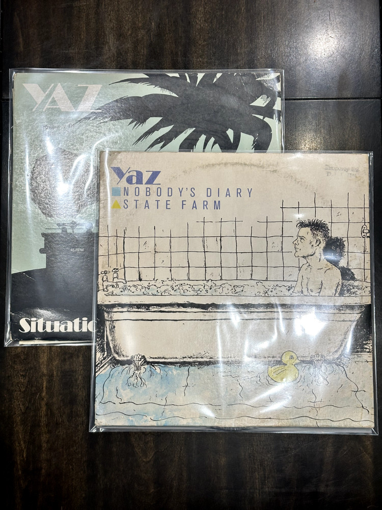 YAZ – SITUATION & NOBODY’s DAIRY / STATE FARM – Singles – 1982/1983 – 45rpm VG+