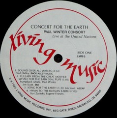 The Winter Consort – Concert For The Earth (LP, Album, Gat) (Very Good Plus (VG+