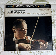 RCA Victor Living Stereo Heifetz Sibelius Violin Concerto LSC-2435 12″ LP