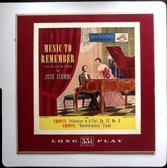 JOSE ITURBI MUSIC TO REMEMBER FROM THE LIFE OF CHOPIN RCA VICTOR 10 VINYL 1342