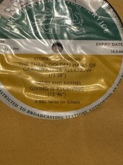 BBC Transcription BBC Series For Schools STORIES AND RHYMES RARE 1966