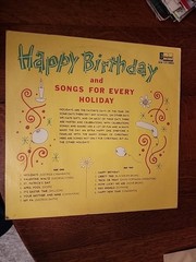 1964 Happy Birthday And Songs For Every Holiday Halloween Disneyland Record…