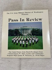 Pass In Review United States Army Band Pershing’s Own Vinyl LP 33 RPM Military