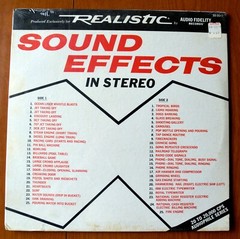 2) REALISTIC SOUND EFFECTS AUDIO FIDELITY REC 50-2017 & 50-2018 FACTORY SEALED