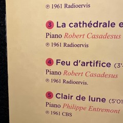 Claude Debussy Les Chefs D’oeuvres SEALED IMPORT 180 Gram Vinyl 2017 Classical