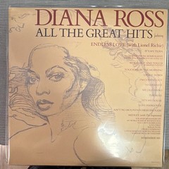 Diana Ross All The Great Hits Motown 1981 Pop R&B 12″ LP Vinyl M13-960C2